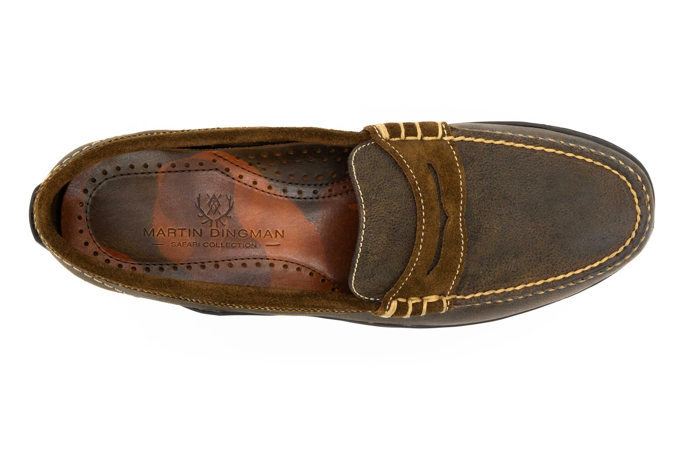 Bill Safari African Kudu Penny Loafers - Caper