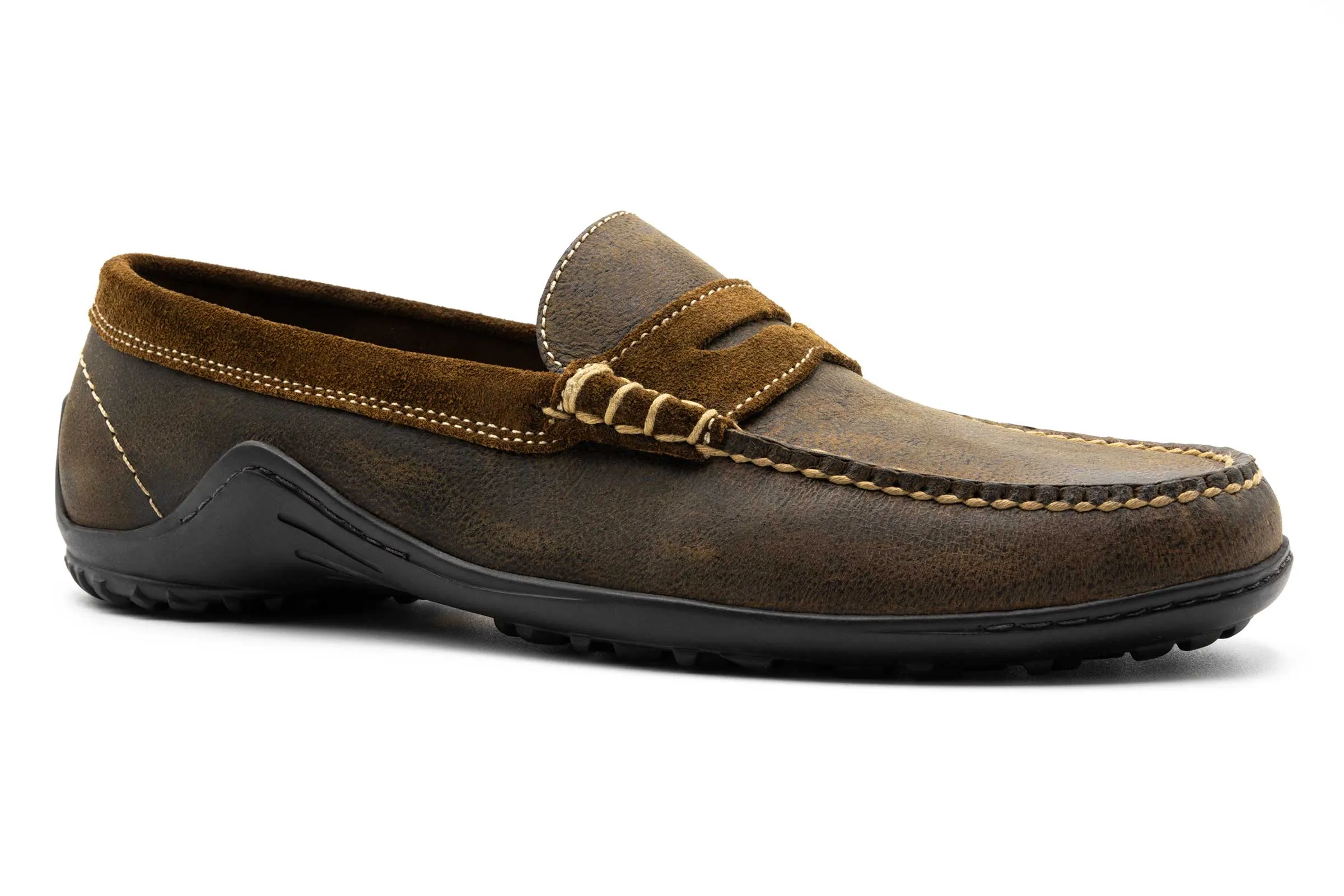 Bill Safari African Kudu Penny Loafers - Caper