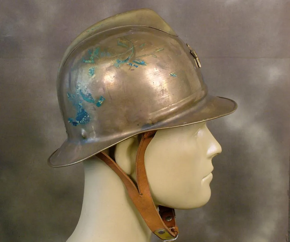 Early Soviet Brass Fire Helmet (One Only)
