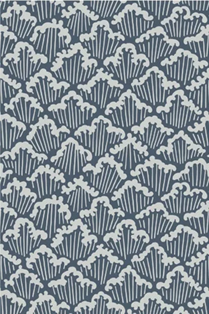 Farrow & Ball Wallpaper Aranami BP4605 Navy