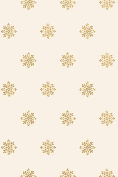 Farrow & Ball Wallpaper Brockhampton Star BP 506 Metallic Gold / Off White