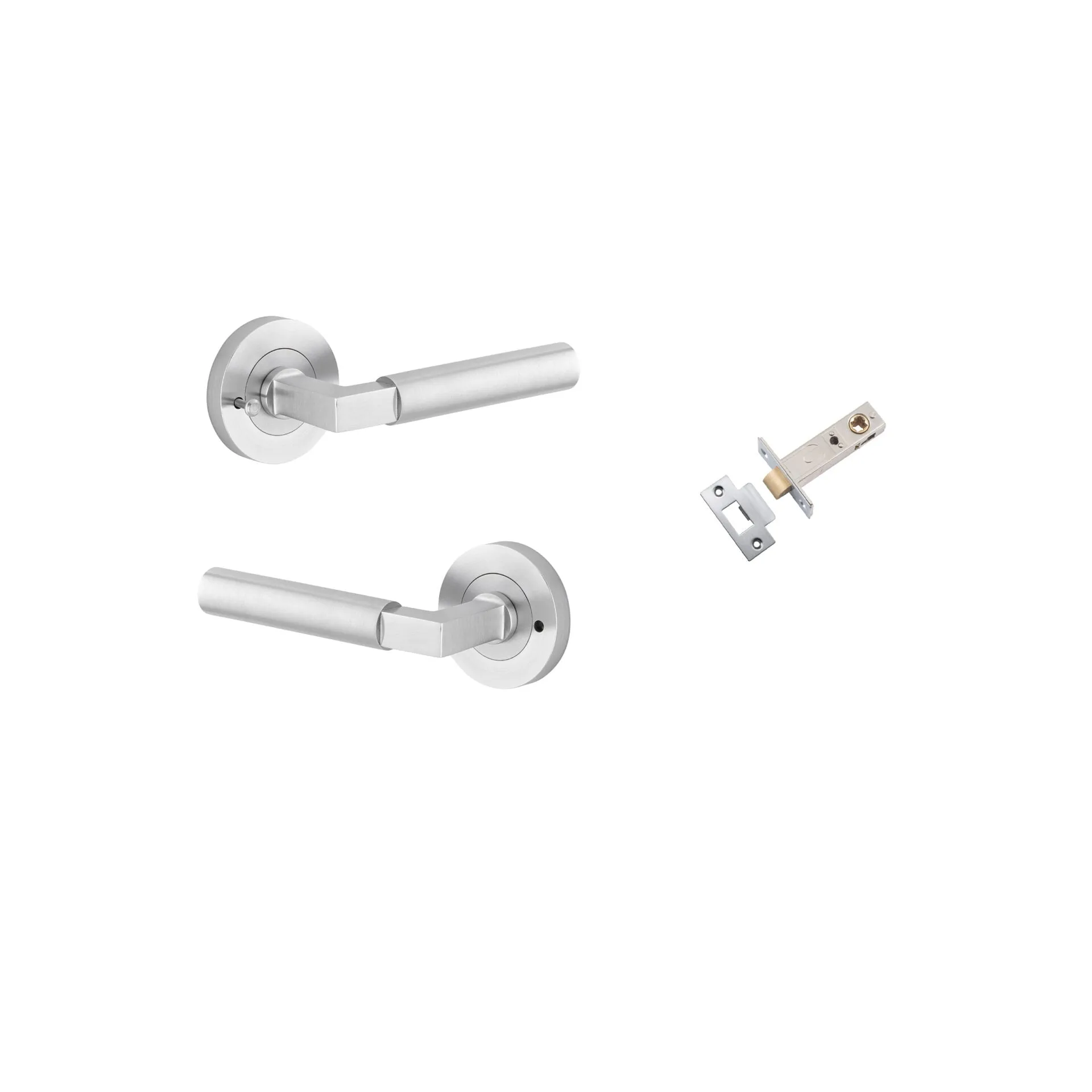 IVER BERLIN DOOR LEVER HANDLE ON ROUND ROSE PASSAGE - CUSTOMISE TO YOUR NEEDS