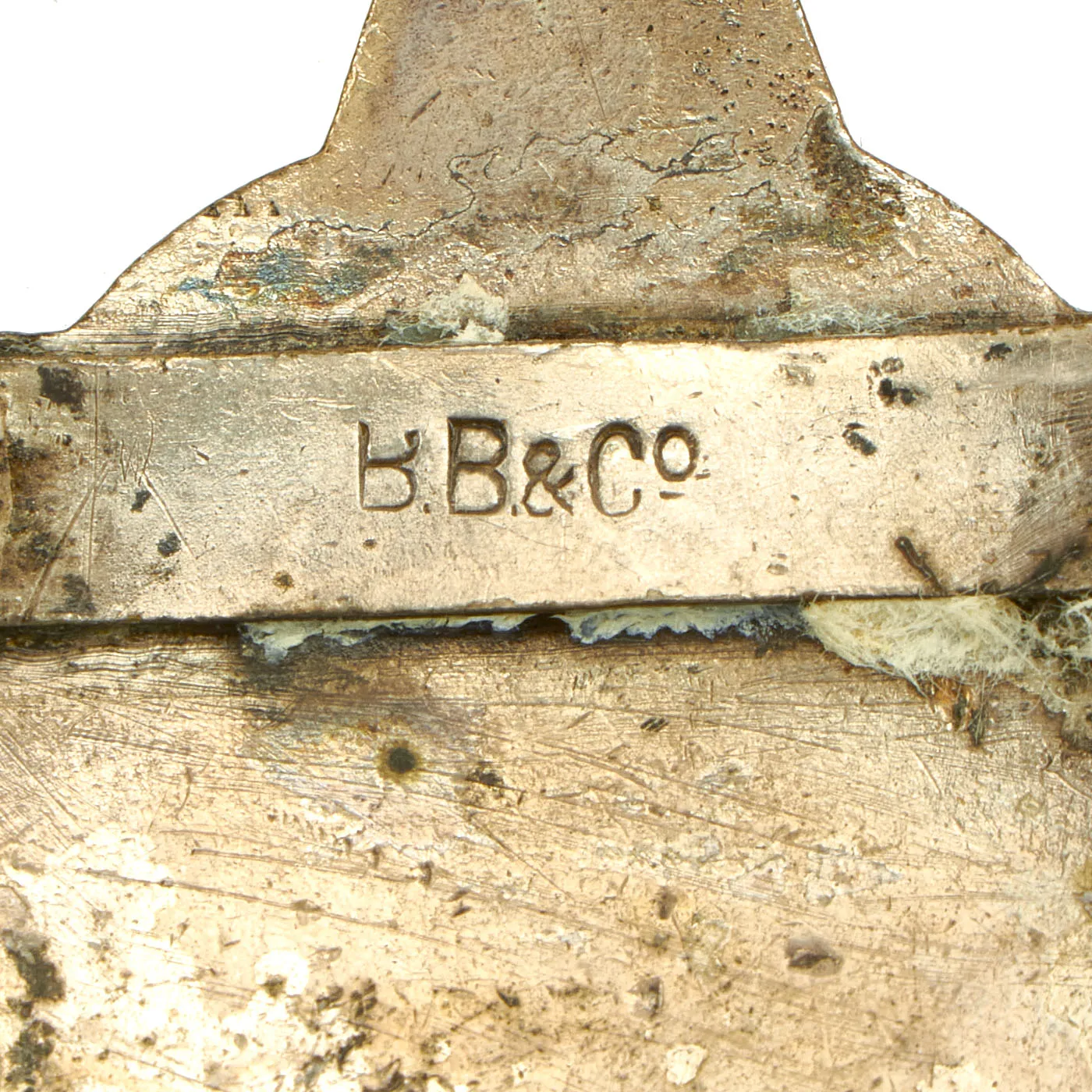 Original Turkish WWI Gallipoli Star Ottoman War Medal by B.B.&.Co - “Iron Crescent”