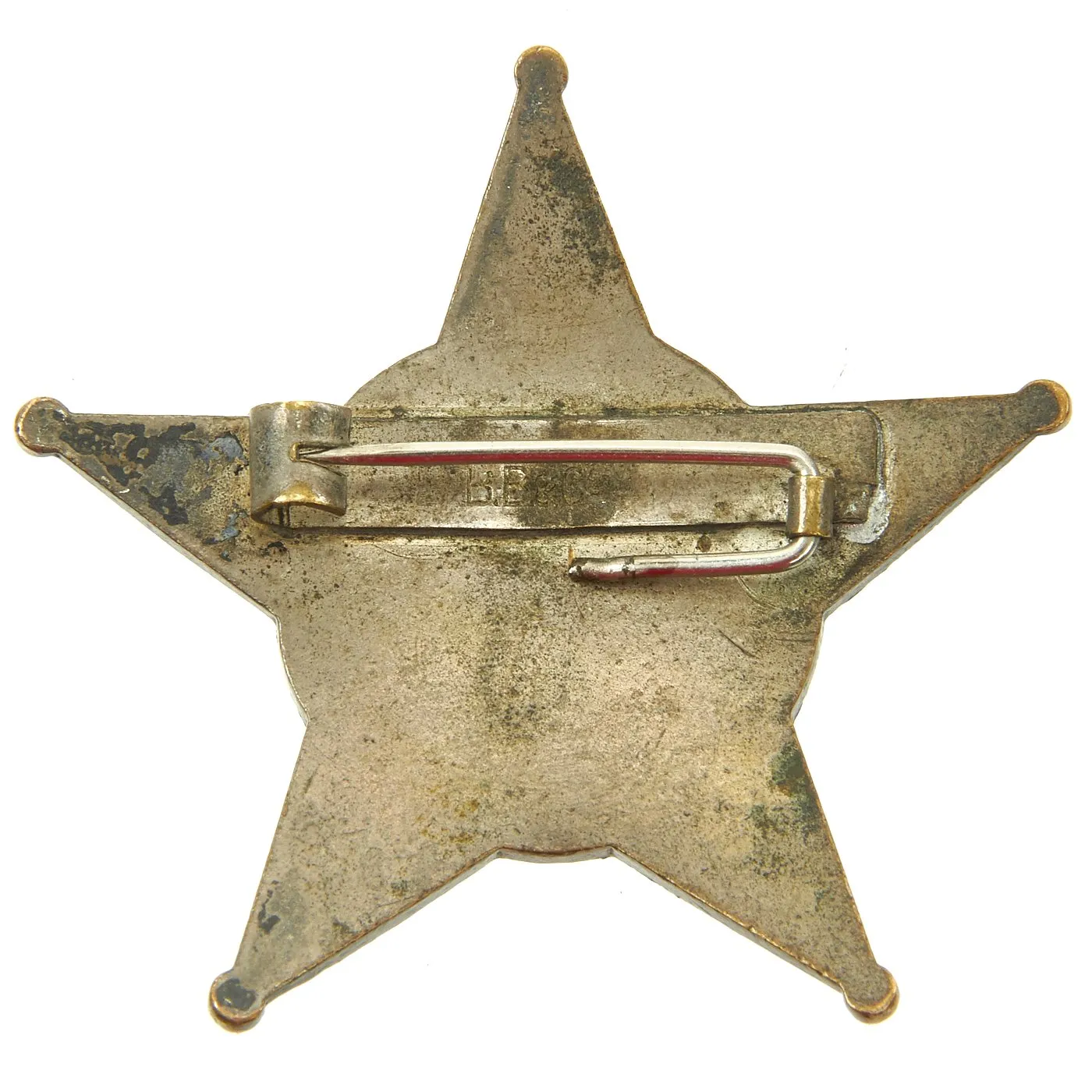 Original Turkish WWI Gallipoli Star Ottoman War Medal by B.B.&.Co