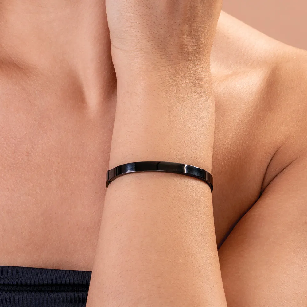 Plain Stackable Bangle Bracelet |4MM